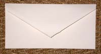 Enveloppe vergé / Laid ivory envelope