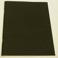 Cahier L noir / Exercise book L, black