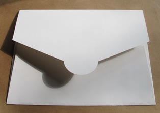 Envelope for paper storage, white